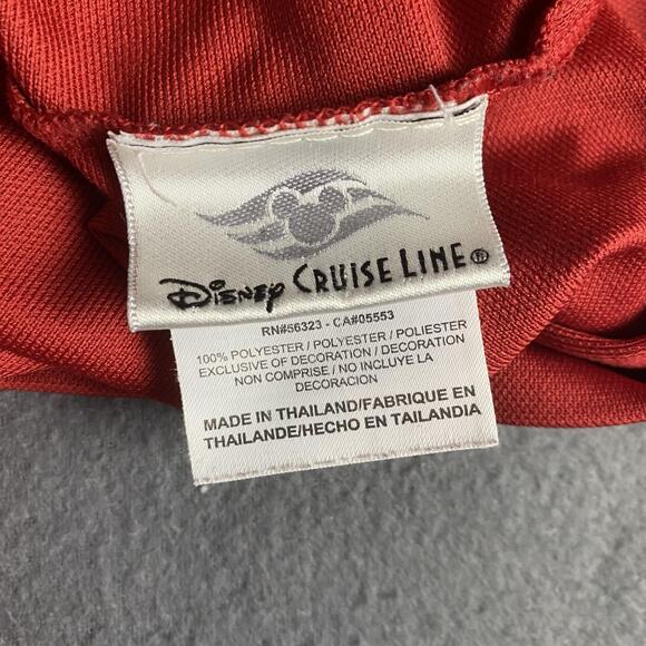 Nike Golf Disney Cruise Line Polo Shirt Mens Extra Large Red Dri-Fit Performance - Picture 9 of 9